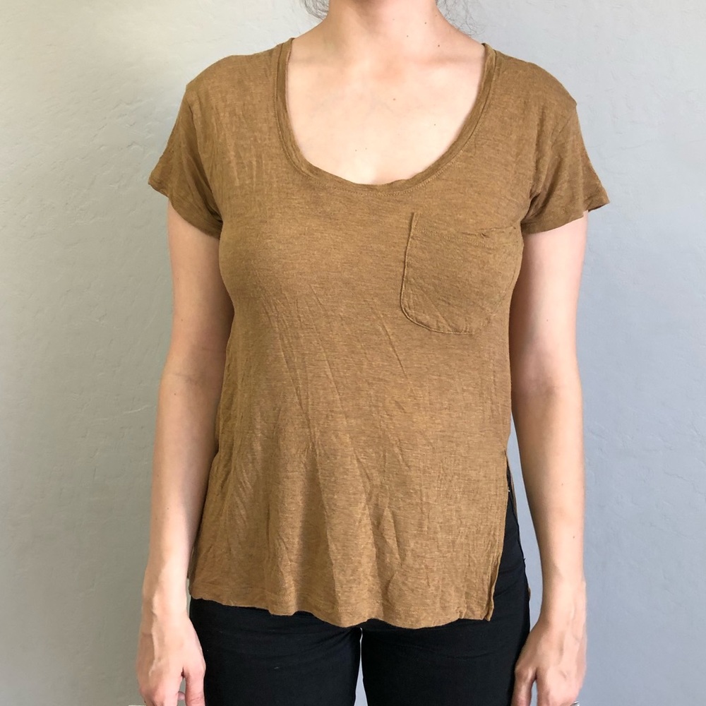Madewell Brown (Slight olive tones) Tee Shirt